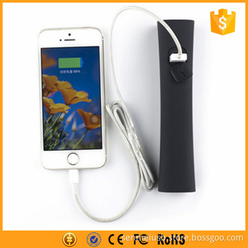 Multifunctional wireless selfie stick power bank 2200mah with LED torch